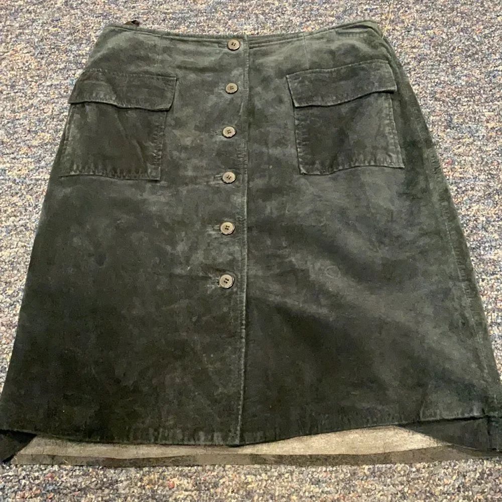 Mossino Black Faux Suede Skirt sz. 2